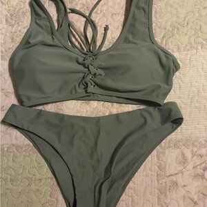 Stylish Green Bikini Set
